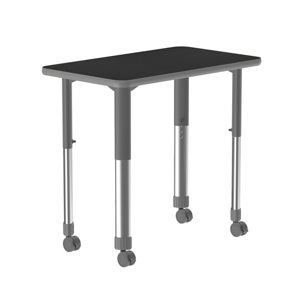 TFL Collaborative Desk - Casters - Rec